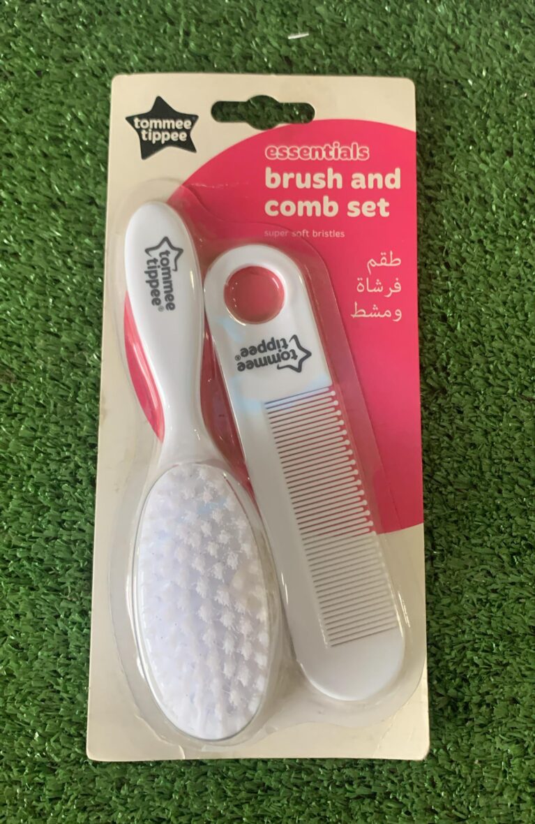 ESSENTIALS COMB & BRUSH SET