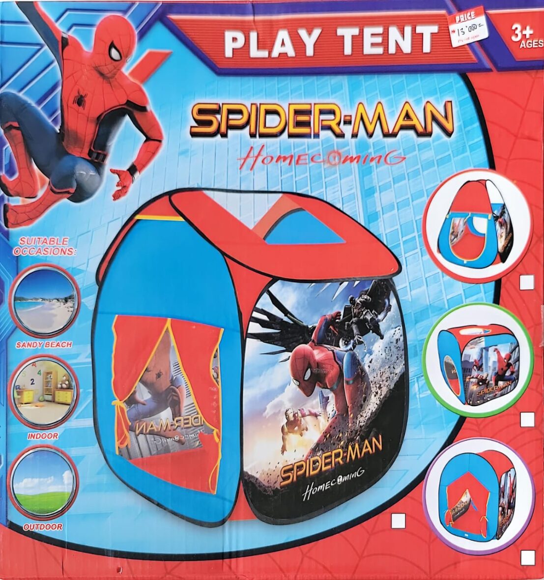 PLAY TENT SPIDERMAN