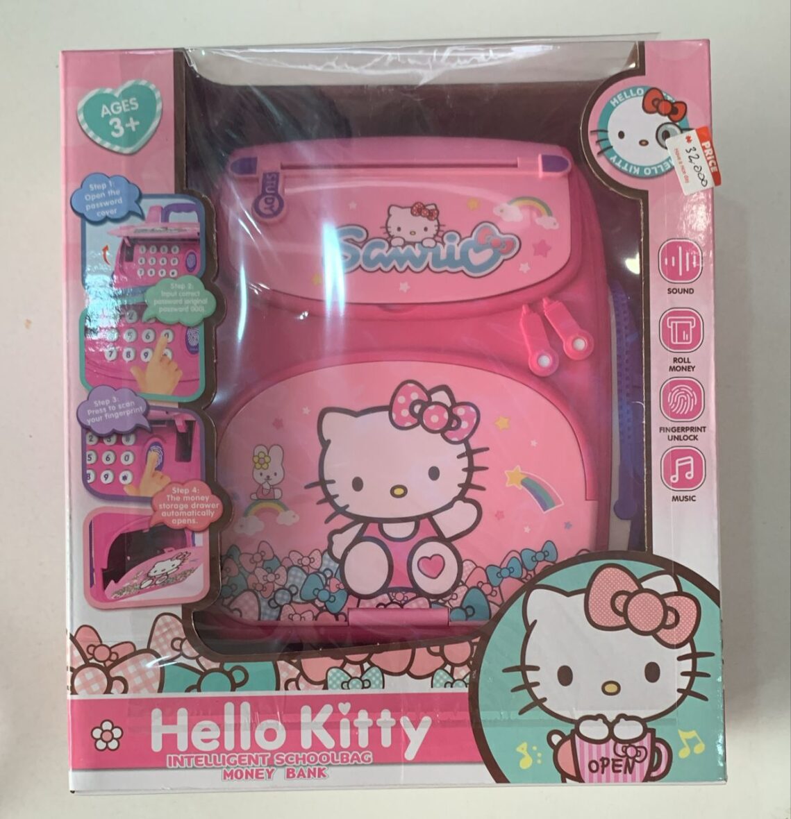 hello kitty intelligent school bag